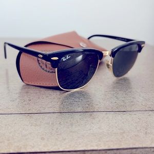 Ray ban clubmaster- black and gold
